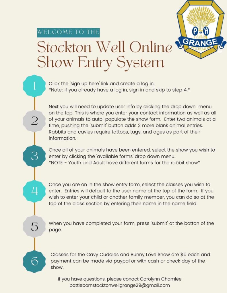 Show Systems Entry Guide